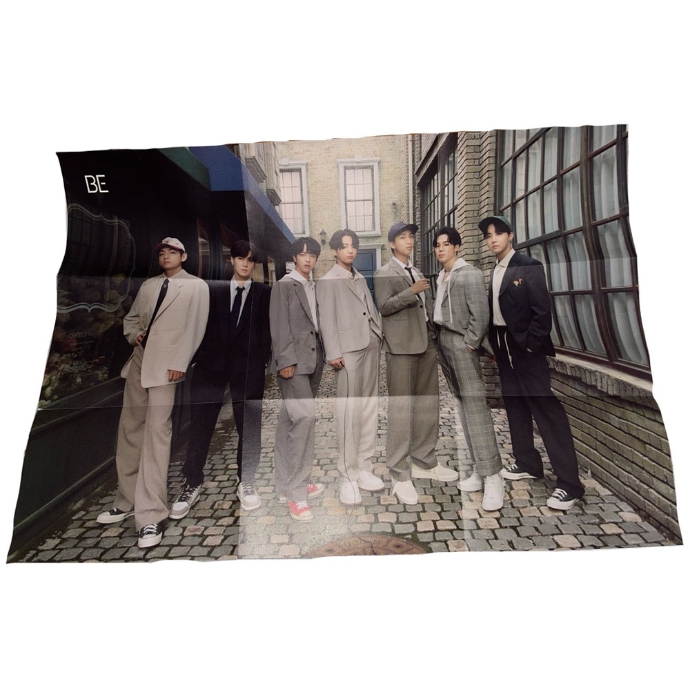 BTS BE Album Group Poster